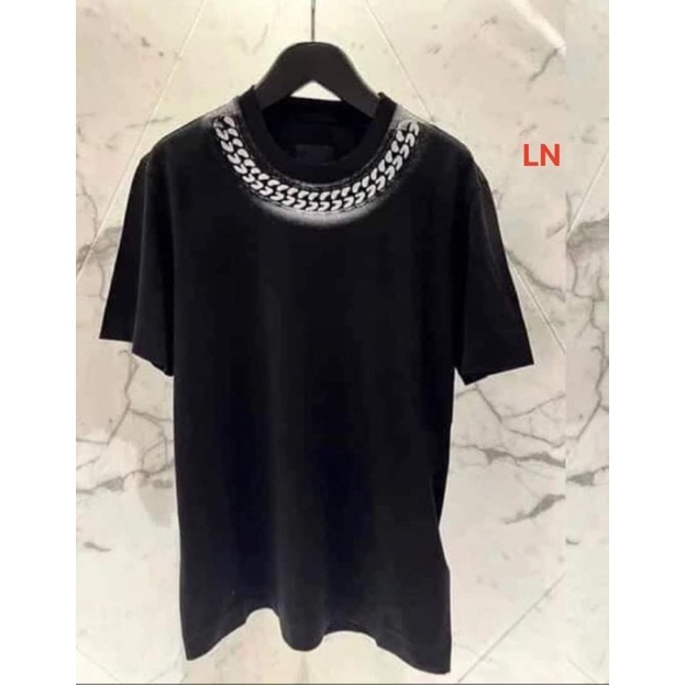 Áo thun cotton vòng cổ