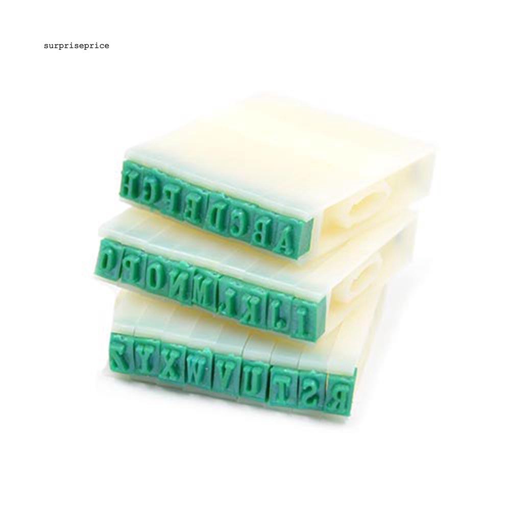 Bộ con dấu hình chữ cái tiếng Anh bằng nhựa