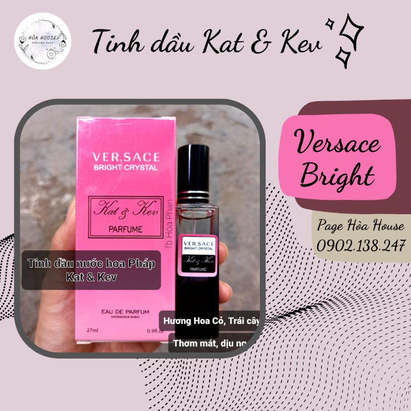 Tinh dầu Kat & Kev - Versace Hồng