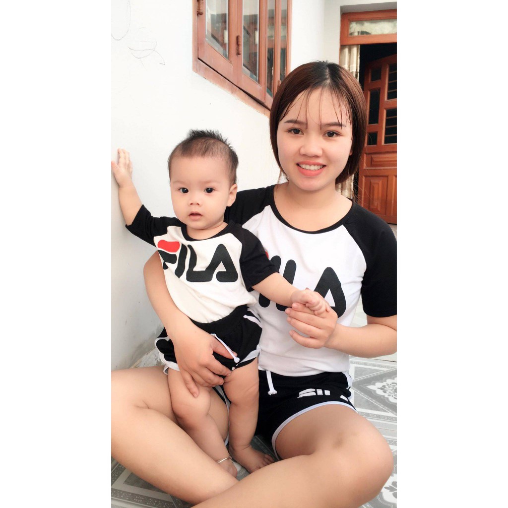 SÉT BỘ ĐỒ ĐÔI MẸ VÀ BÉ-BAO CHẤT
