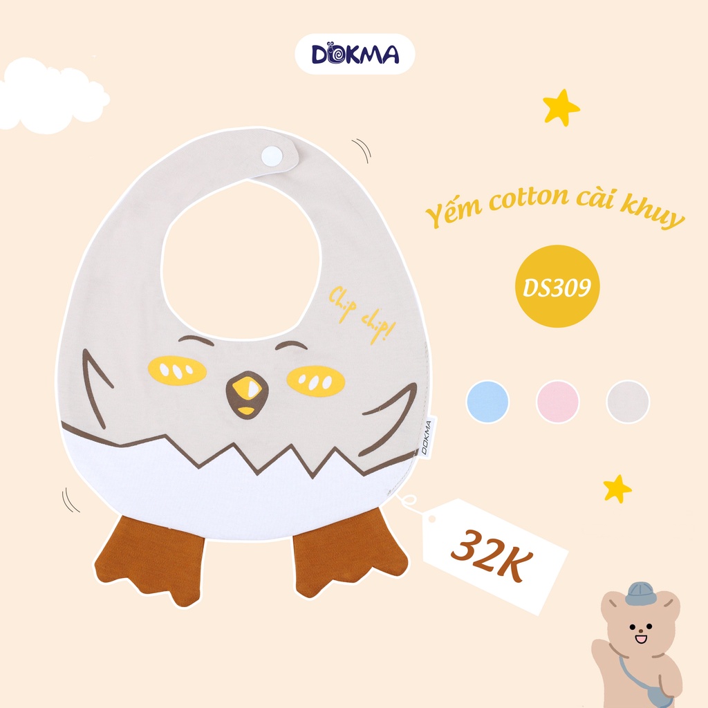 Dokma - Yếm cài khuy hình thú siêu cute ( DS309 )