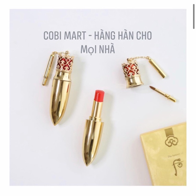 Son hoàng cung Whoo Luxury Lip Rouge [ Order chính hãng, có bill]