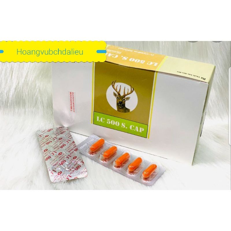 LC 500 S.CAP L_ CYSTINE 500MG viên uống giúp da trắng mịn