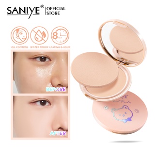 Phấn phủ SANIYE R5006 dạng nén kiềm dầu che khuyết điểm làm đẹp 10g