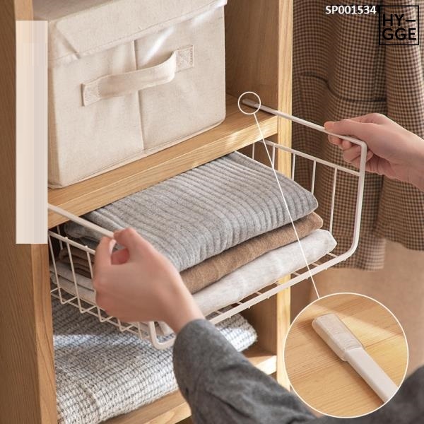 Khay Lưới Sắt Để Đồ Dưới Gầm Tủ Bếp/ Bàn Học/ Bàn Làm Việc - Kệ Khung Gài Siêu Gọn Gàng