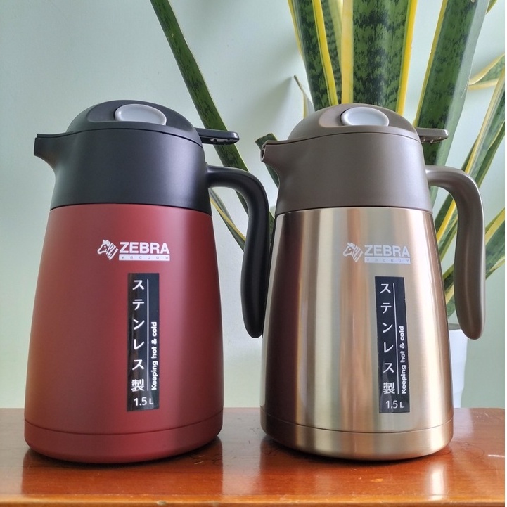 BÌNH GIỮ NHIỆT SMART III 1.5L - THIẾT KẾ THÔNG MINH ZEBRA-112948 nhập khẩu Thái Lan