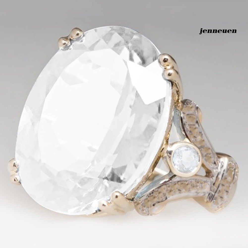 Nhẫn Hợp Kim Đính Đá Lấp Lánh Thời Trang Cho Nữ