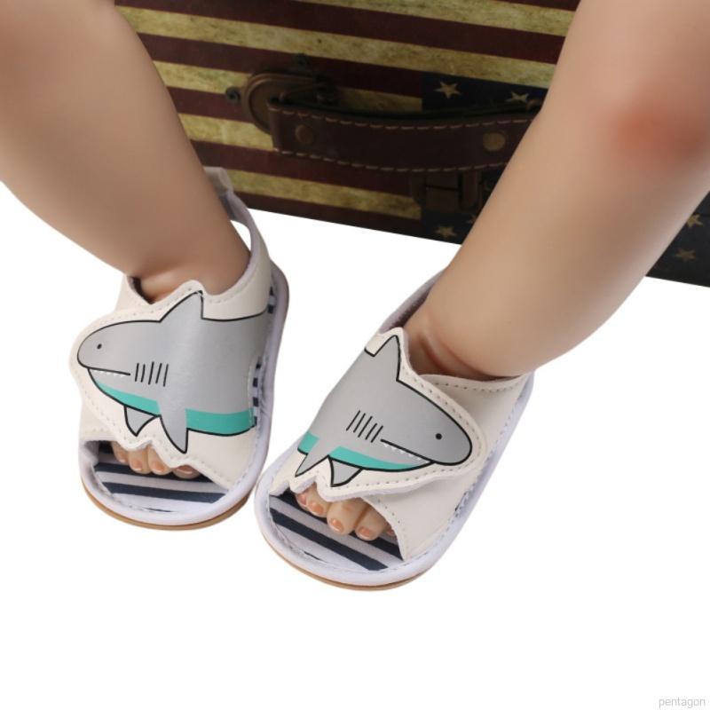 Giày sandal đế mềm thoáng khí chống trượt cho bé 0-18 tháng tuổi