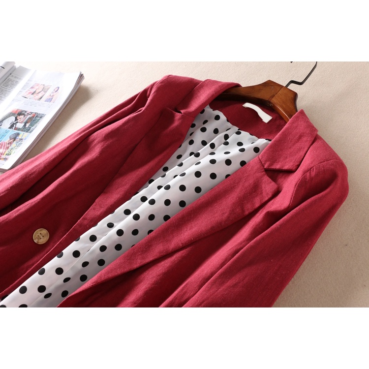 Áo blazer nữ 2 lớp áo vest dài tay khoác ngoài phong cách hàn quốc Ak16