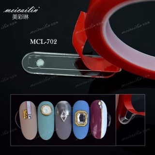 Băng keo đỏ nail - tạo fan