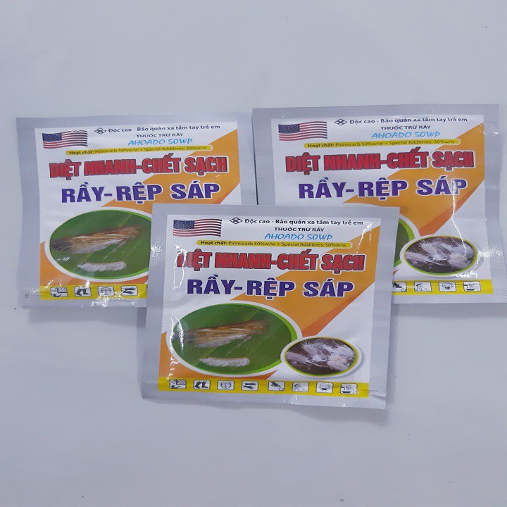 Thuốc diệt RẦY - RỆP - SÁP  AHOADO SOWP - 10gr