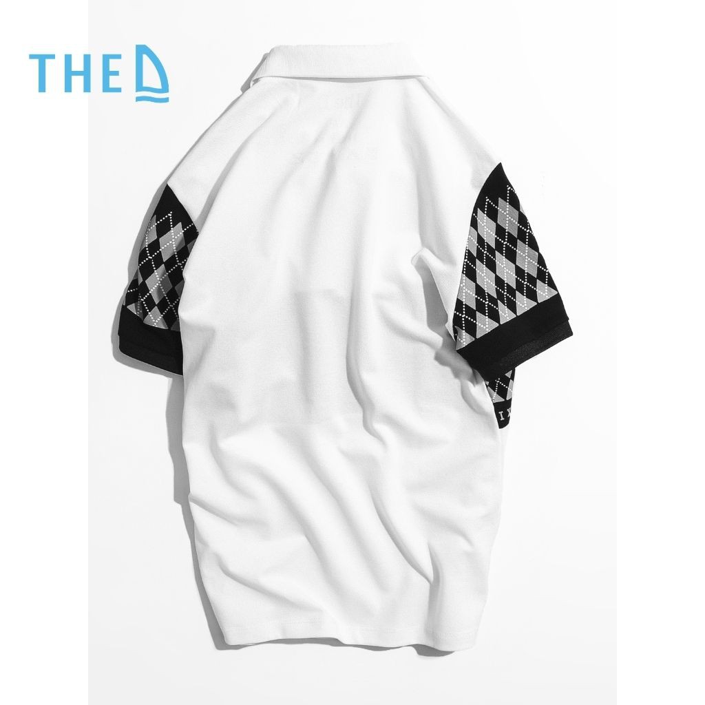 Áo Polo Nam Cotton The D Dáng Regular - Vải Cá Sấu Dệt Kim Cương Mềm Mịn, Thoáng Mát, Thấm Hút Tốt QF61