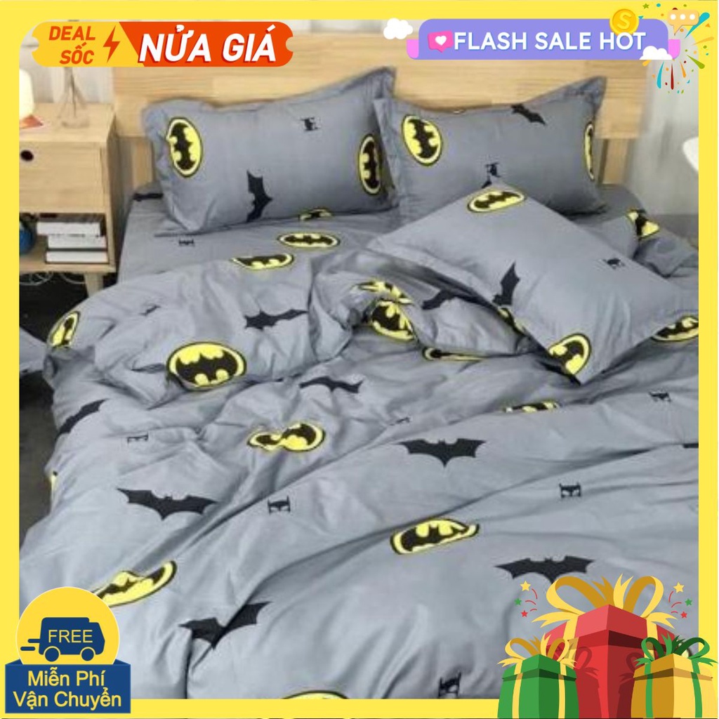 Ga trải giường vải cotton poly 1m6x2m
