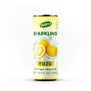 Lon 320ml - Nước giải khát có ga hương YUZU