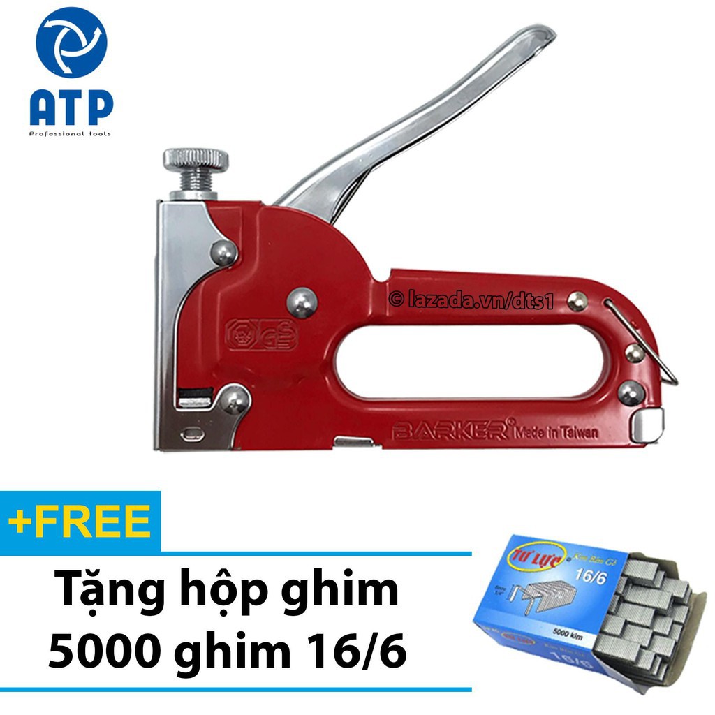 Súng bắn ghim - Kìm bắn đinh ghim BAKER - Tặng hộp 50 ghim 16/6