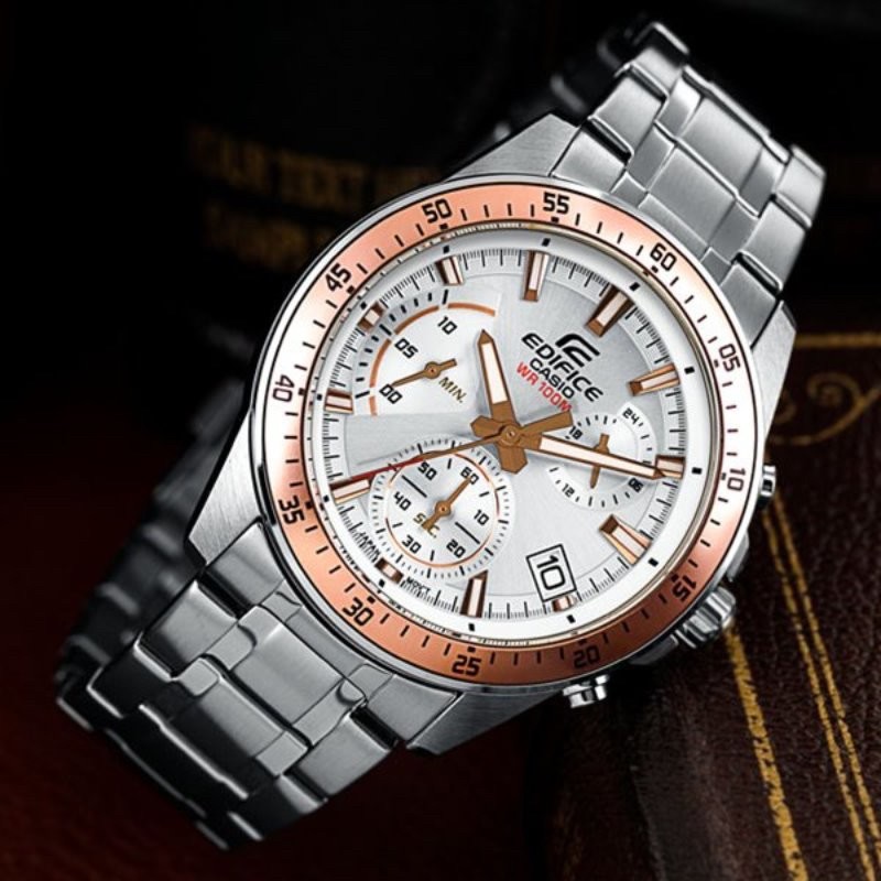 Đồng hồ nam EDIFICE chính hãng Casio Anh Khuê EFV-540D-7BVUDF