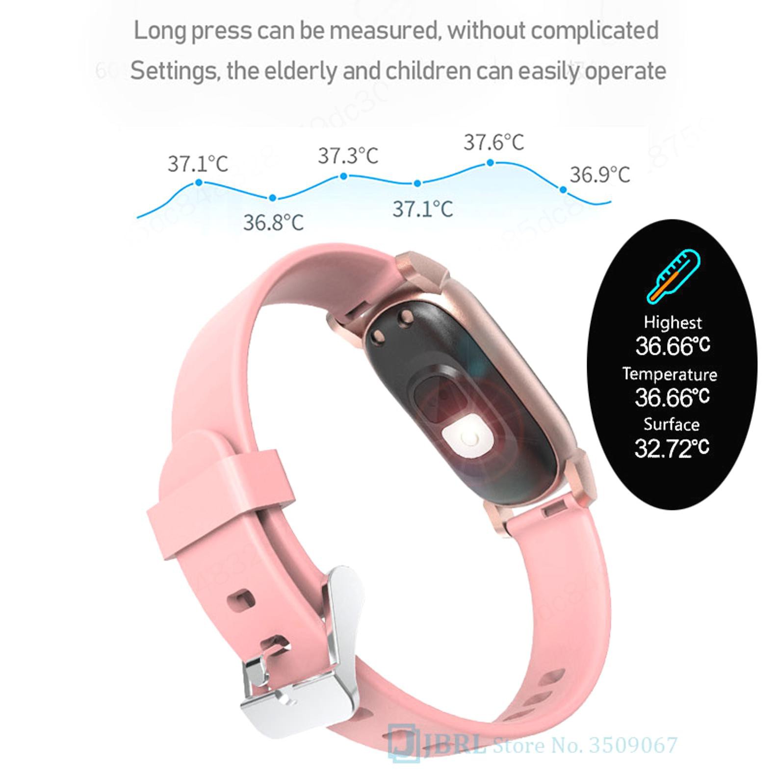 Đồng Hồ Thông Minh Yh6 Theo Dõi Sức Khỏe Kèm Phụ Kiện