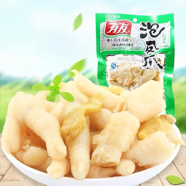 [Mã GROMS25 hoàn 8% đơn 199K] CHÂN GÀ CAY YUYU GÓI 100G, 180G, 210G | BigBuy360 - bigbuy360.vn