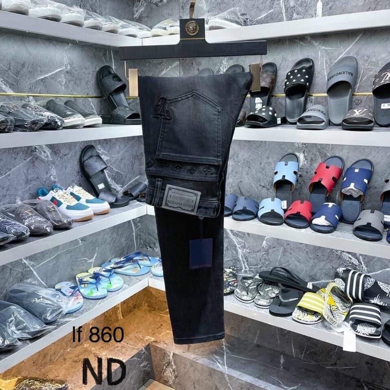 Quần bò LV trơn bản sfp sịn3401-3455