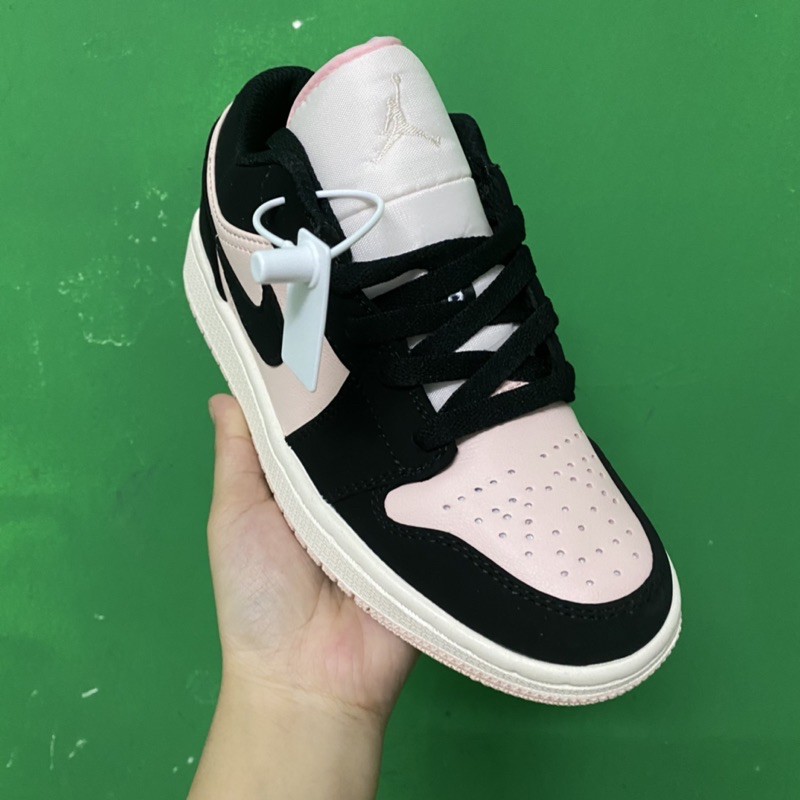 (Fullbox) Giầy Jordan 1 hồng đen thấp cổ