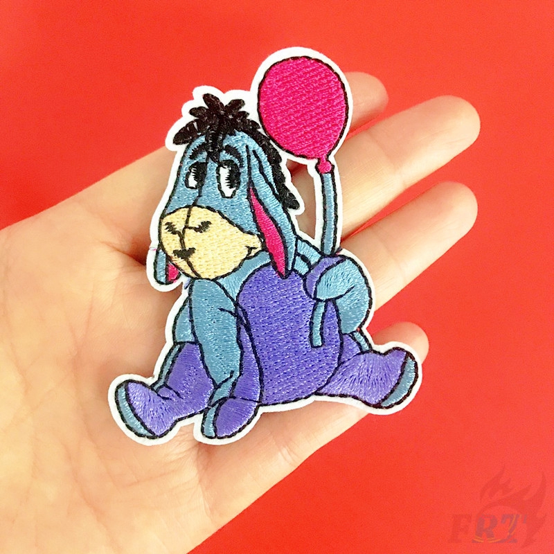 Sticker ủi thêu hoạ tiết hoạt hình trang trí quần áo dễ thương