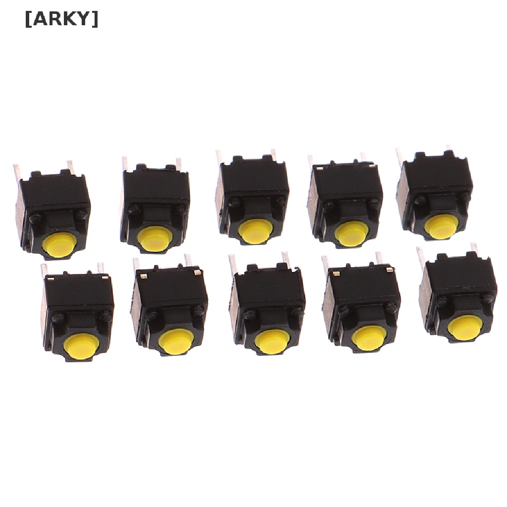 Set 10 Công Tắc Nút Công Tắc Micro Yên Tĩnh 6 * 6 * 7.3mm
