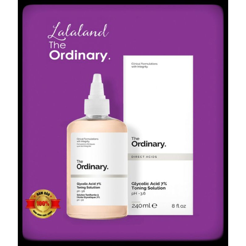 (BILL CANADA) TONER THE ORDINARY GLYCOLIC ACID 7% chăm sóc da se khít lỗ chân lông | BigBuy360 - bigbuy360.vn