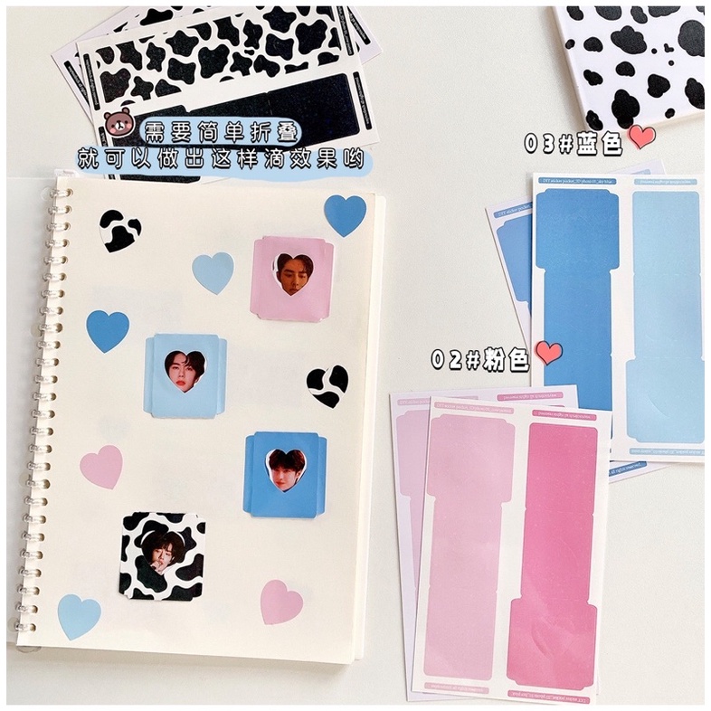 Photo frame sticker sticker khung ảnh trang trí idol