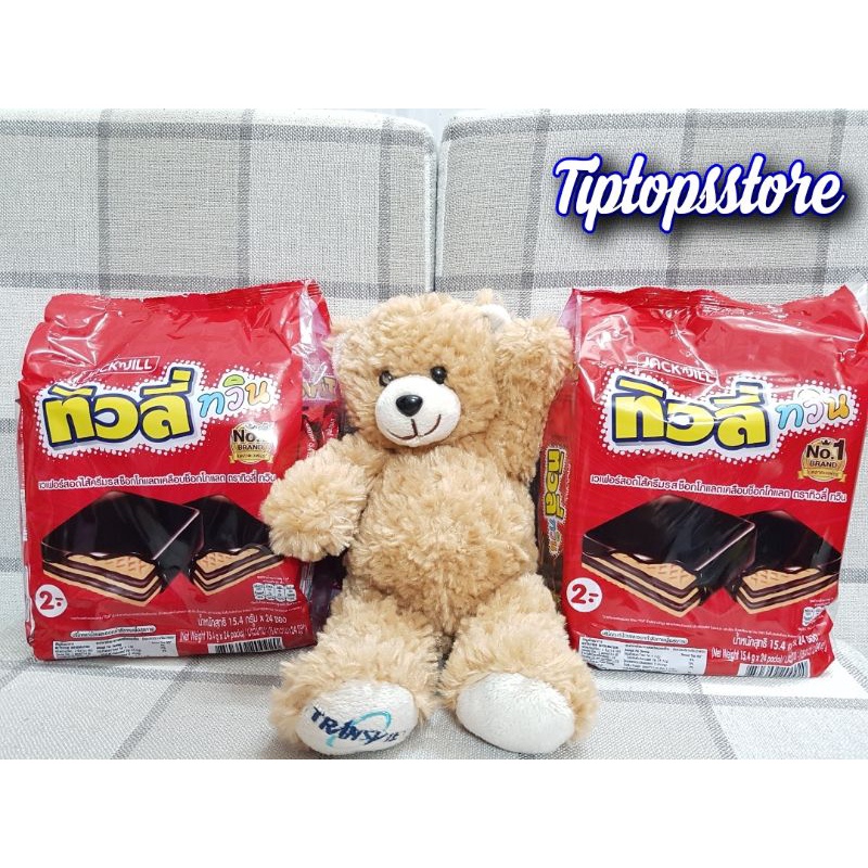 BÁNH XỐP TIVOLI TWIN JACK'N JILL PHỦ CHOCOLATE THÁI LAN