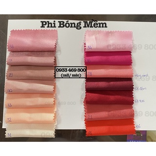 Vải may cột tóc crunchies phi bóng mềm đẹp rũ