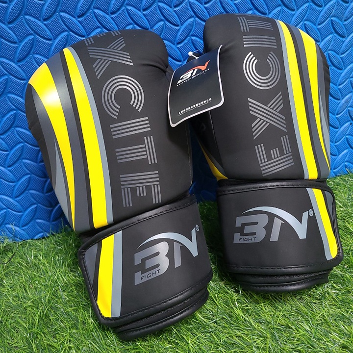 GĂNG TAY BOXING BN EXCITE 2020 – ĐEN NHÁM, VÀNG