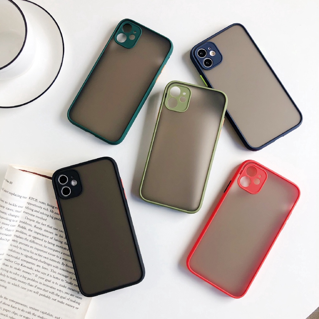Ốp TPU mềm mặt nhám dành cho iPhone 6 6S 6Plus 7Plus 11 PRO MAX 7 8 X 8Plus XS X XR