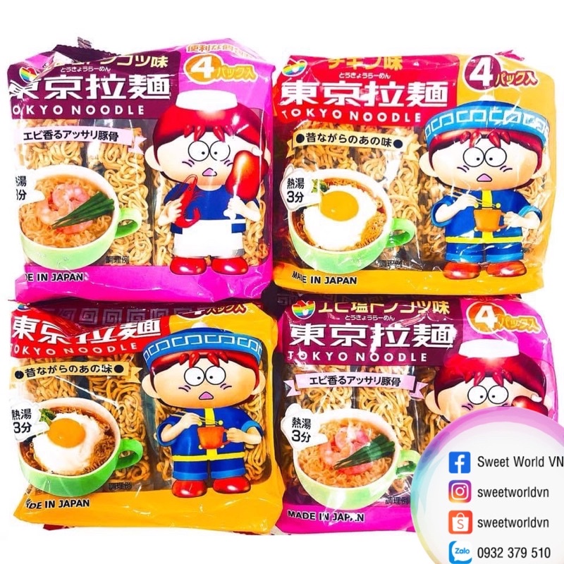 Snack mì tôm Tokyo Noodle - Nhật Bản