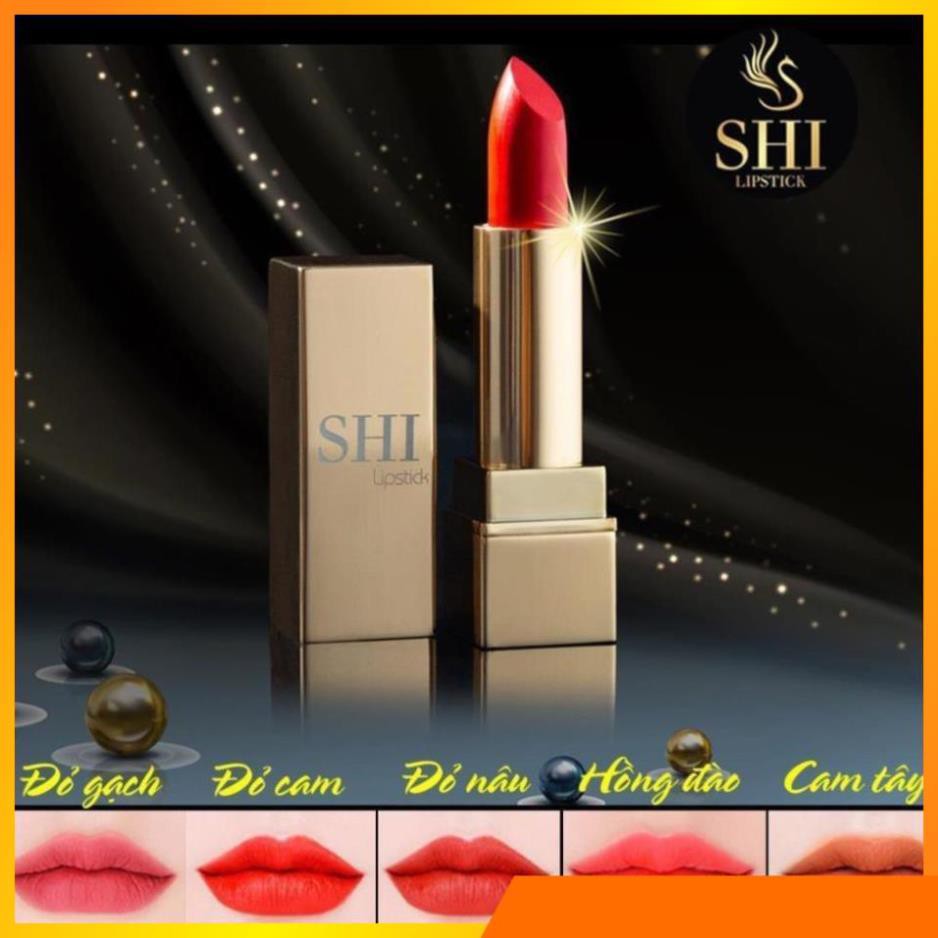 Son lì SHI mềm mịn như nhung chống thấm nước chống khô môi lâu trôi - Son ăn được [HÀNG CHÍNH HÃNG]. | BigBuy360 - bigbuy360.vn
