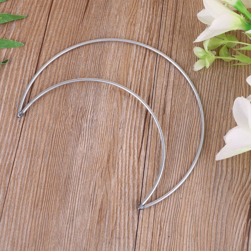 Vòng Kim Loại Hình Mặt Trăng Làm Dream Catcher Thủ Công Diy