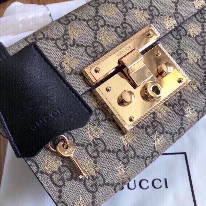 Túi ví, túi dáng hộp da thật thời trang cao cấp Gucci GG GC