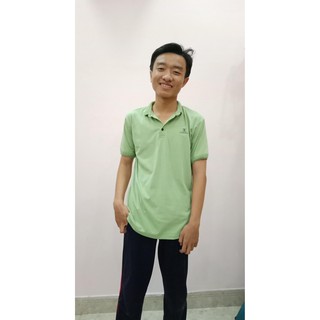 Áo thun có cổ Xanh Cốm Nam Nữ Bigsize