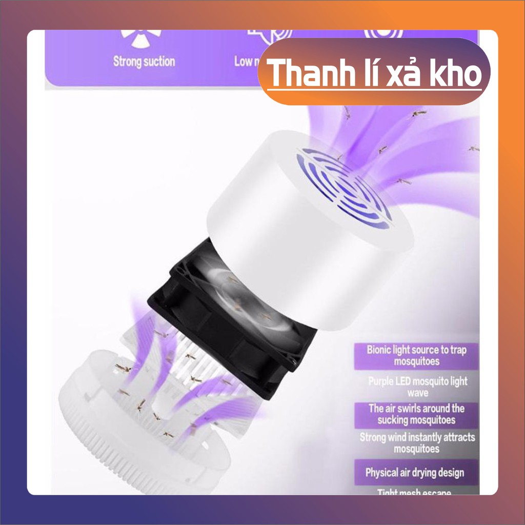 [RẺ VÔ ĐỊCH]  [XẢ KHO_FREESHIP]  Đèn bắt muỗi kèm đèn ngủ thông minh chế độ Led 3D hiển thị cực đẹp