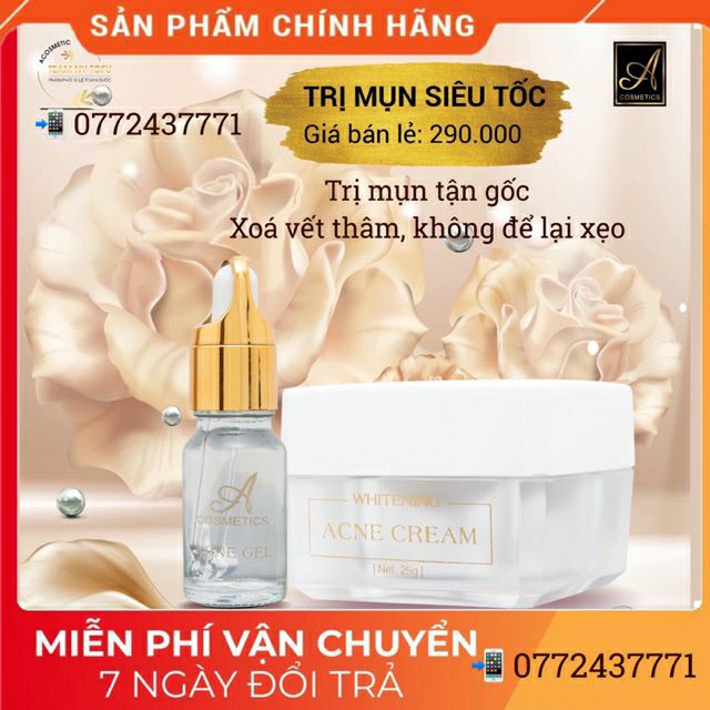 KEM TRỊ MỤN SIÊU TỐC A