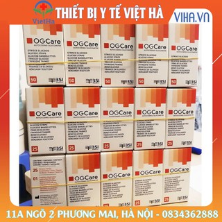 Que Thử đường huyết OG Care-Hộp 50 que