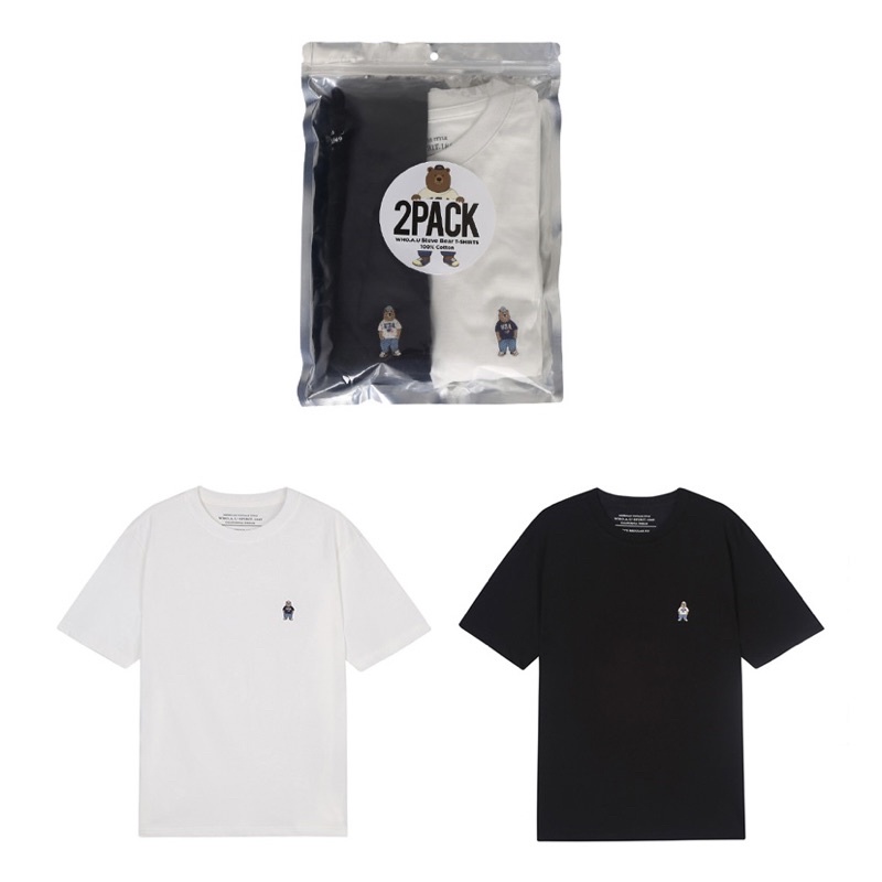 Set áo thun Steve Bear WHO.A.U