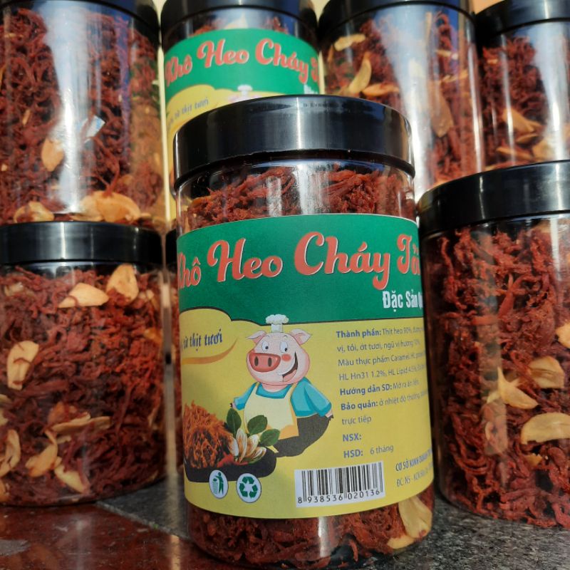 Khô heo cháy tỏi thơm ngon đặc biệt _ Hộp 300g | BigBuy360 - bigbuy360.vn