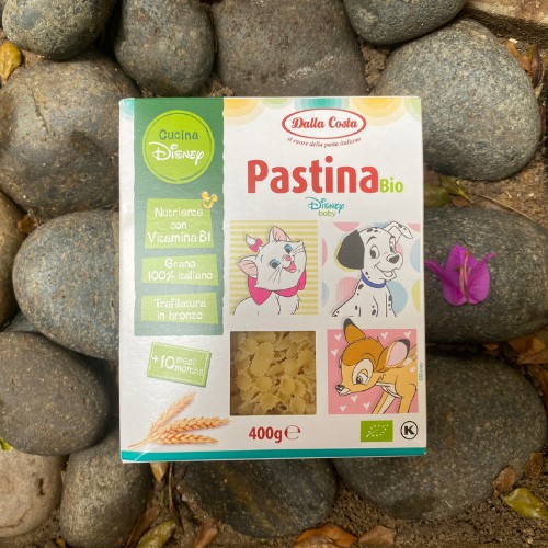 Nui Nơ Pastina Hữu Cơ Cho Bé 400g Dalla Costa Organic Disney Pastina Bio