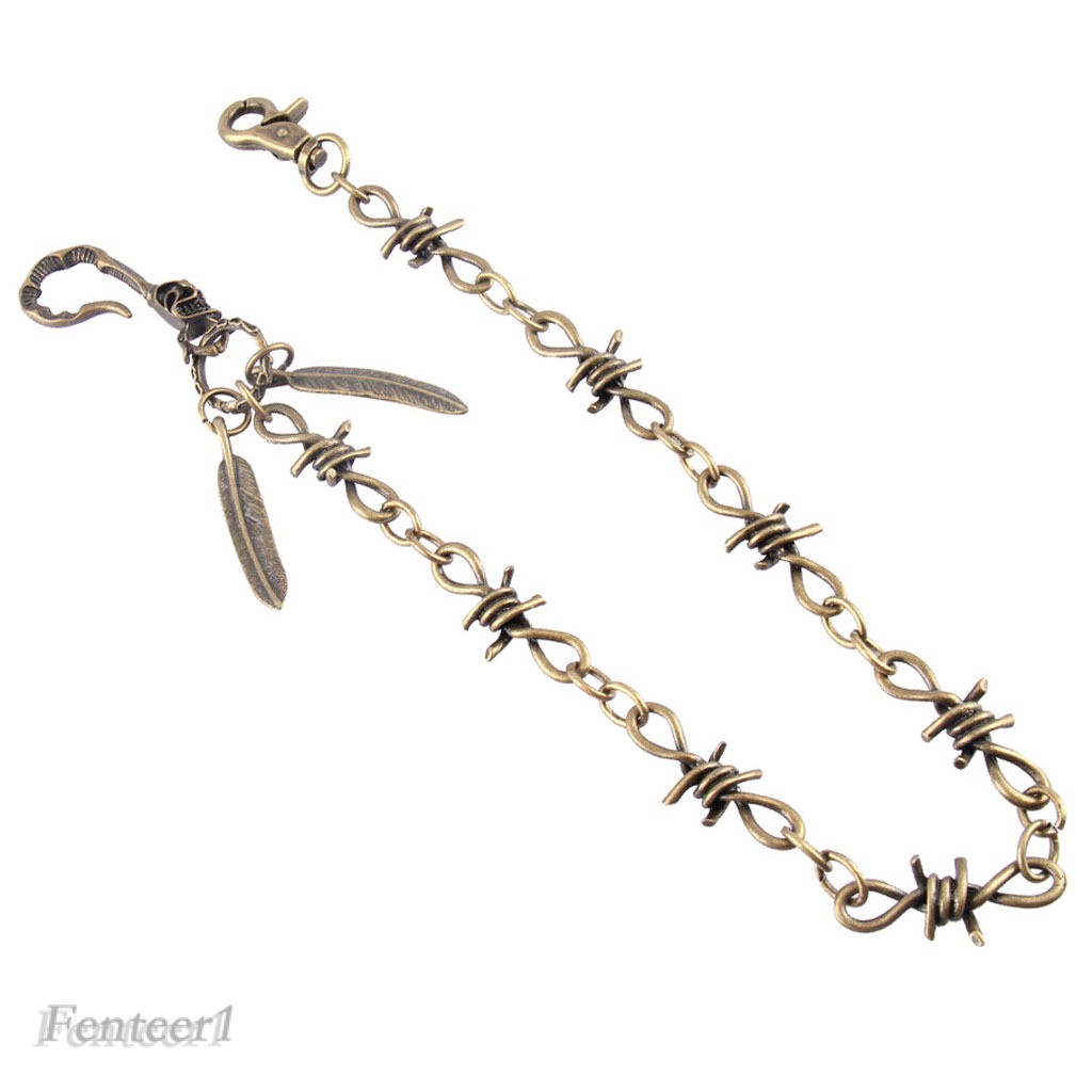 [FENTEER1] Retro Pants Trousers Jeans Wallet Chain Rock Hip Hop Waist Decoration Chain