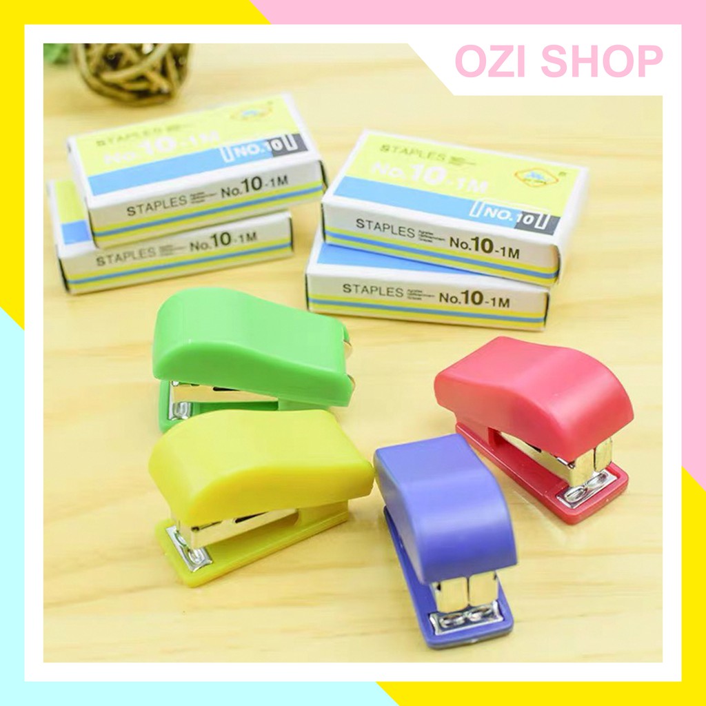 Dập ghim mini tặng 1 hộp đạn ghim #7