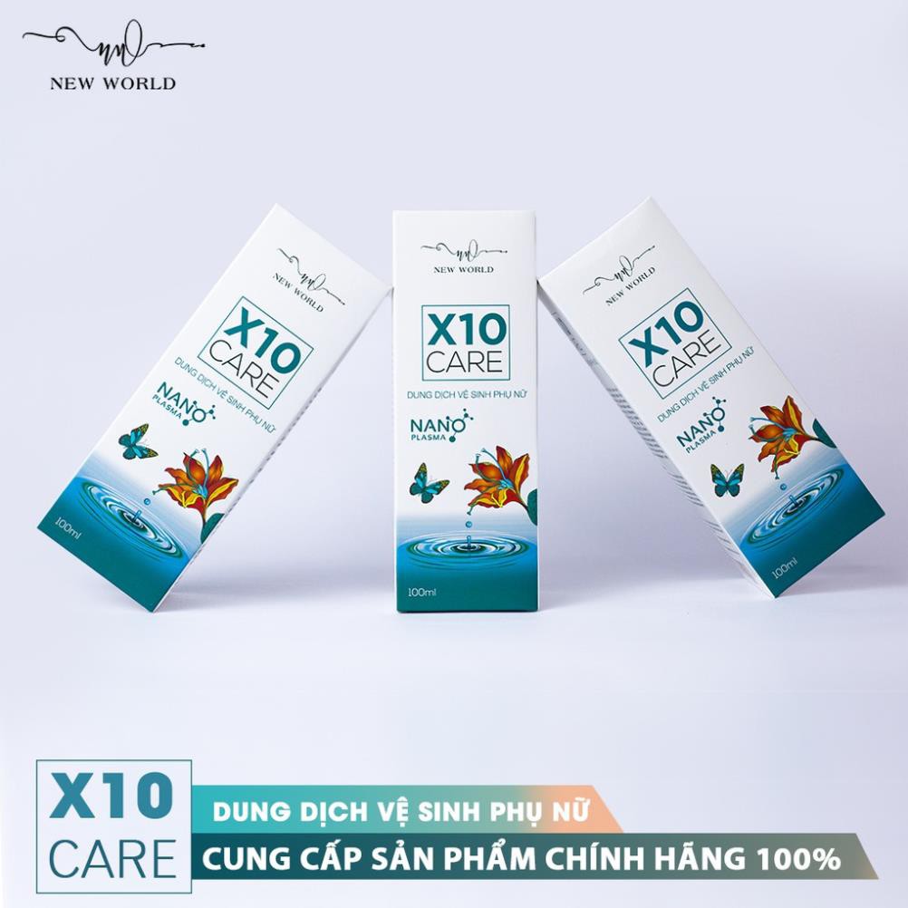 Dung dịch vệ sinh phụ nữ X10 Care 100ml