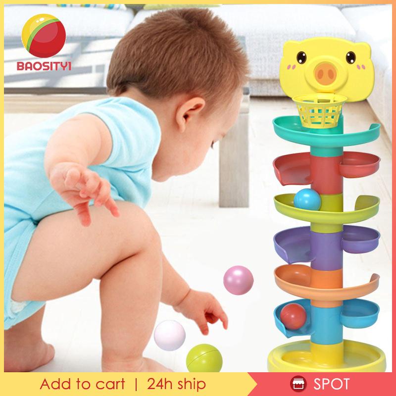Đồ chơi bóng lăn theo phương pháp Montessori cho bé 2 3 4 tuổi