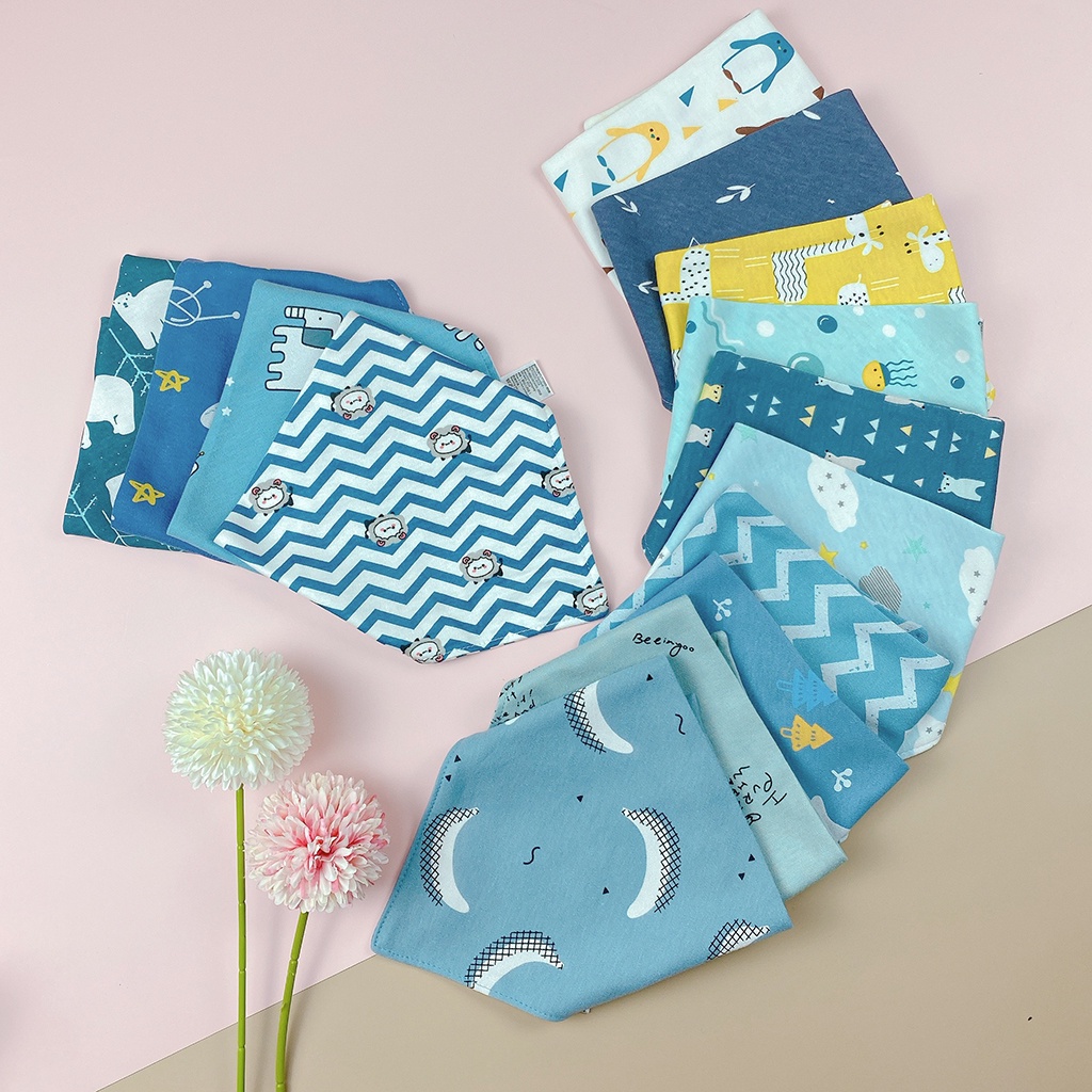 Khăn tam giác cho bé, yếm tam giác cotton loại đẹp