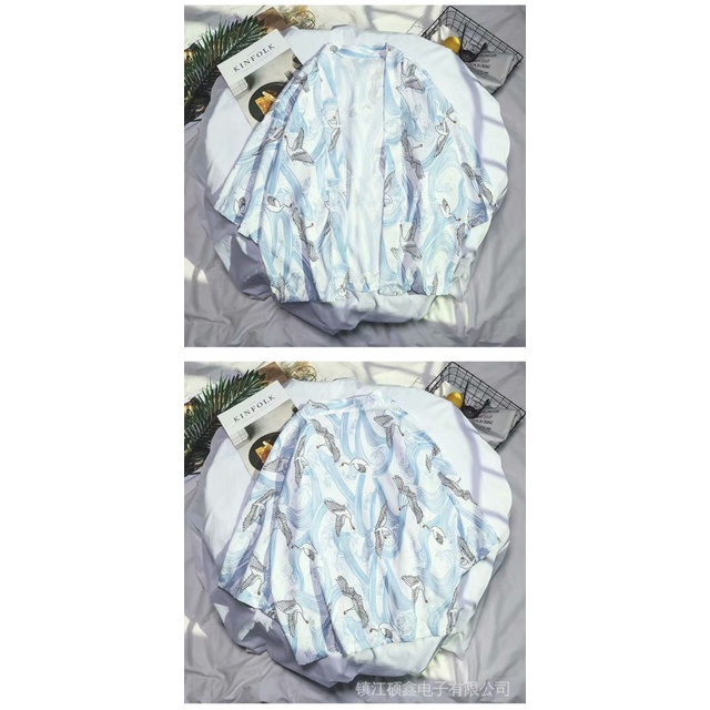 Áo Khoác Kimono Tay Ngắn Chống Nắng Thời Trang Cho Cặp Đôi