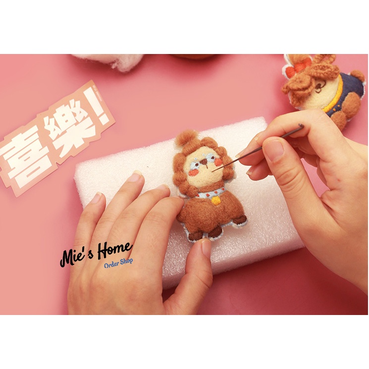 Móc khóa cặp đôi Love Túi thơm tự thêu họa tiết dễ thương ngộ nghĩnh làm quà tặng bạn trai trang trí - MIE Handmade Shop